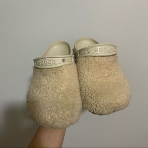 Fluffy crocs
